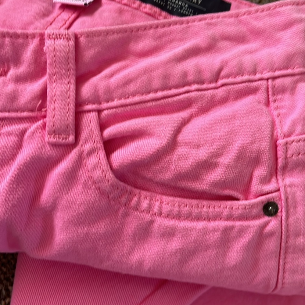 Noisy May Pink Straight Leg Jeans - Picture 6 of 8